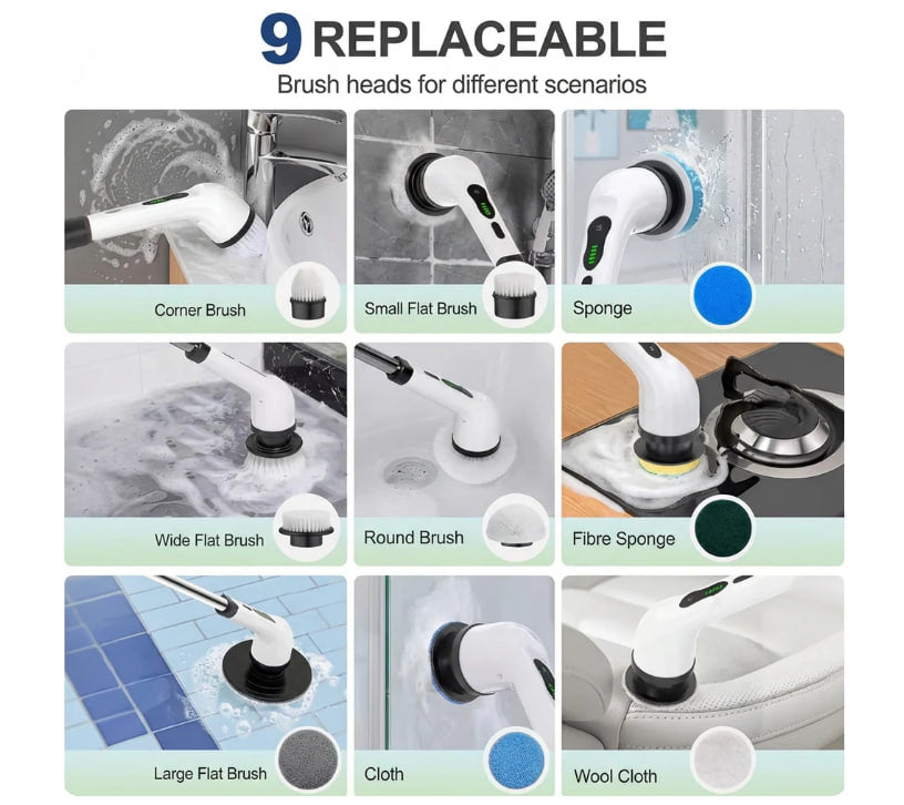 ComfortsHaven ™Electric Spin Scrubber