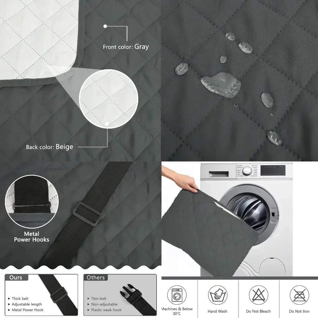ComfortsHaven™ Waterproof Recliner Chair Cover
