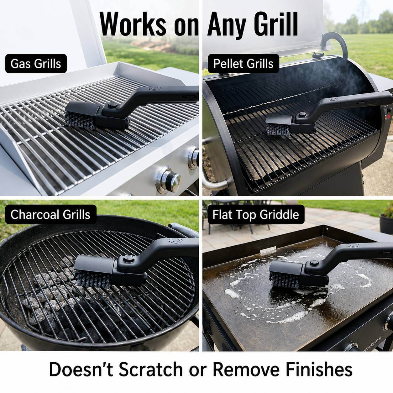 ComfortsHaven™ Electric Grill Brush