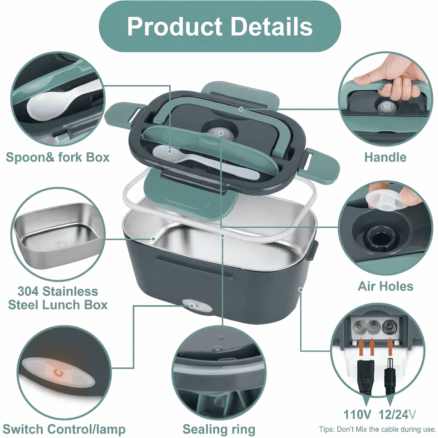 ComfortsHaven™ Electric Lunch Box