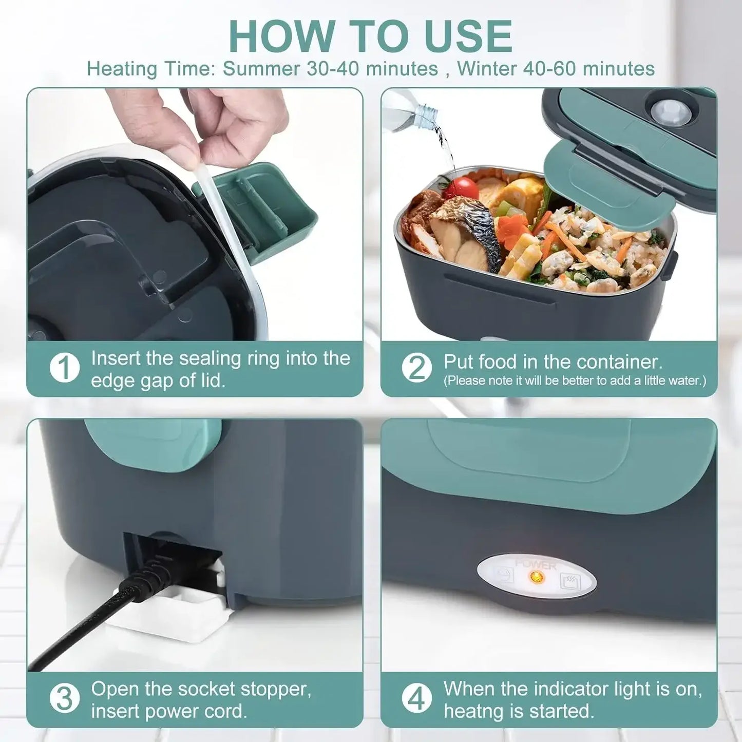 ComfortsHaven™ Electric Lunch Box
