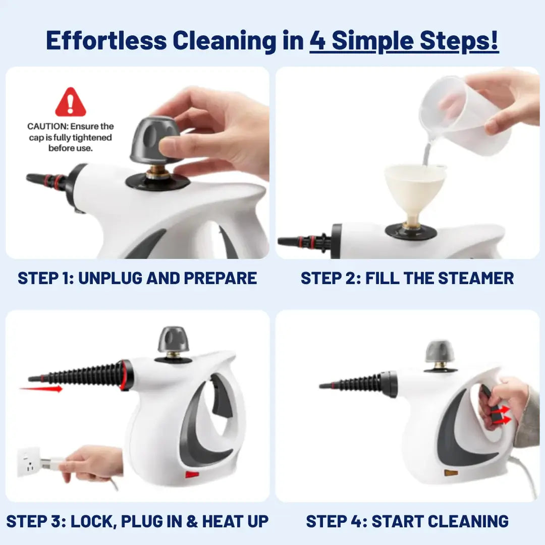 ComfortsHaven™ Handheld Steam Cleaner