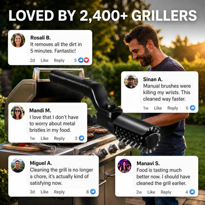 ComfortsHaven™ Electric Grill Brush