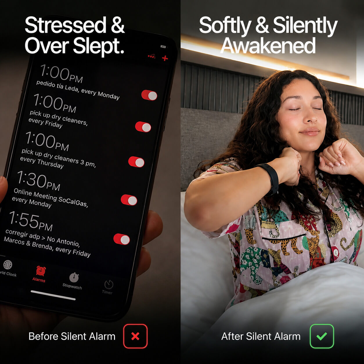 ComfortsHaven™ Silent Alarm